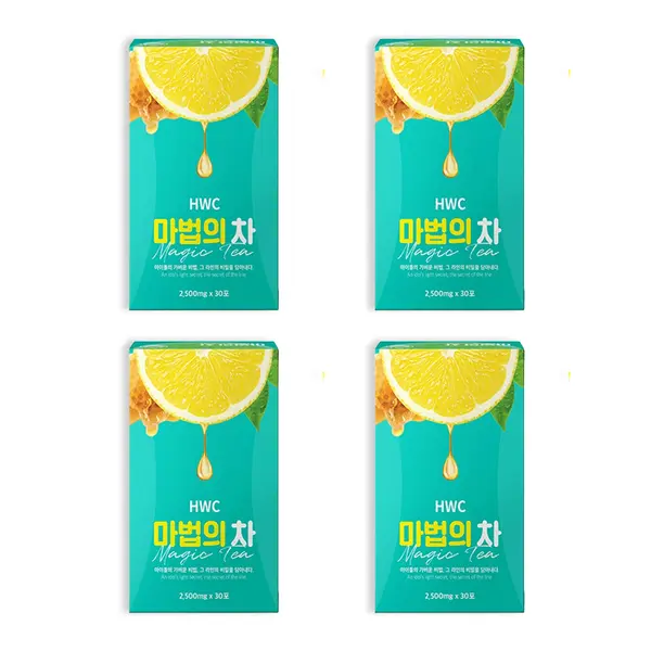 유유헬스케어 HWC 마법의 차, 2.5g, 30포, 4개