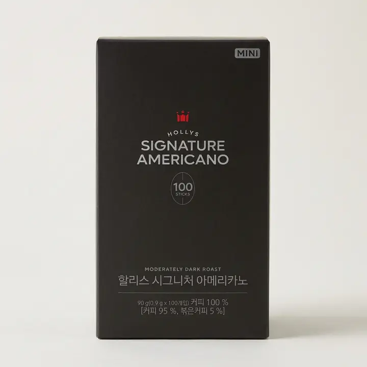 할리스 시그니처 아메리카노 미니, 다크, 0.9g, 100개입, 2개