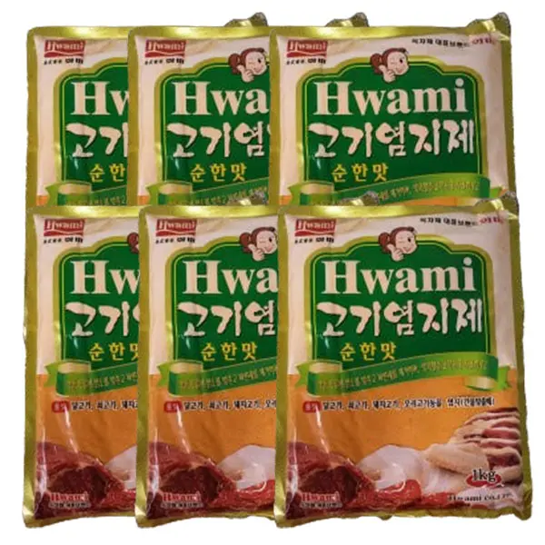 화미 고기염지제 순한맛, 1kg, 6개