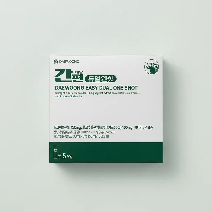 대웅제약 간편듀얼원샷 밀크씨슬+글루타치온, 5병, 3박스