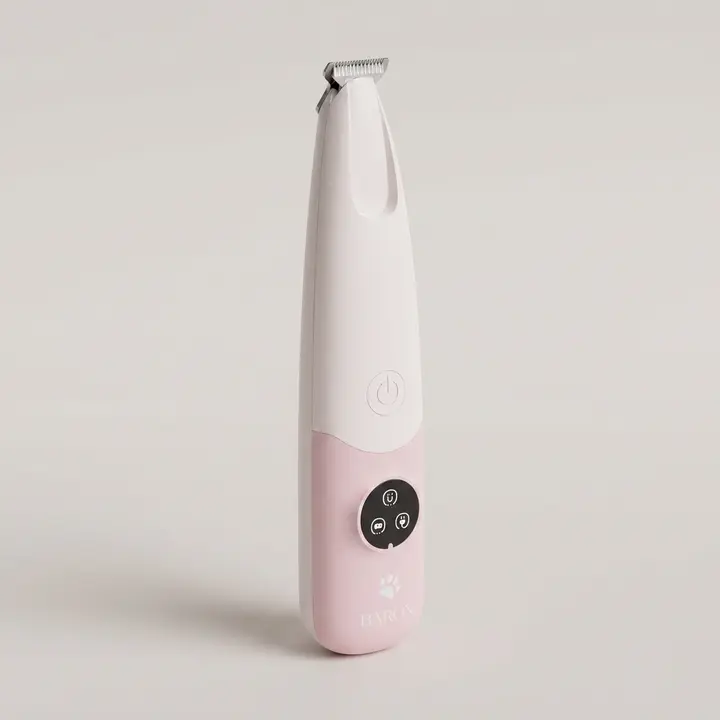 바론 이지풋프로 반려동물 발바닥 바리깡, 베이비핑크, 1개