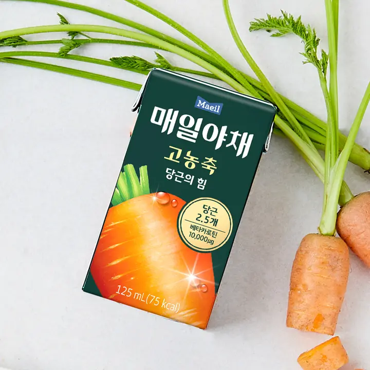 매일유업 매일야채 당근의 힘, 125ml, 24개