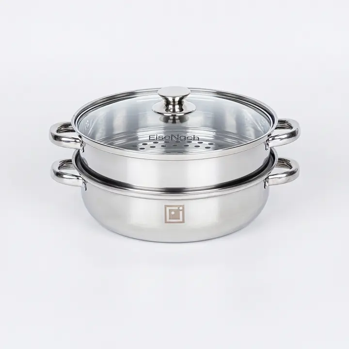 아이제나흐 에센 스테인레스 찜솥 전골 냄비, 28cm, 1세트