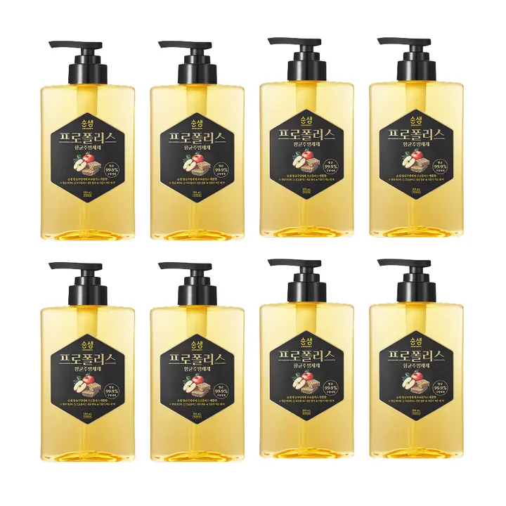 순샘 항균 주방세제 프로폴리스 애플, 500ml, 8개