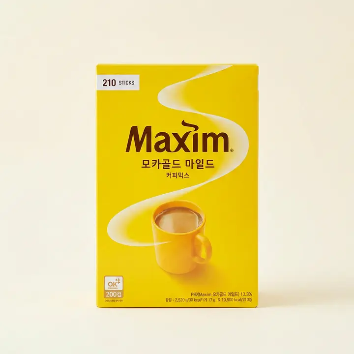 맥심 모카골드 마일드 커피믹스, 12g, 210개입, 1개
