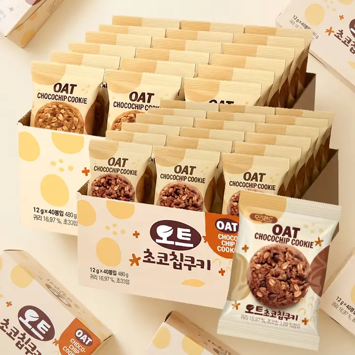 오즈랜드 오트 초코칩쿠키, 480g, 2개