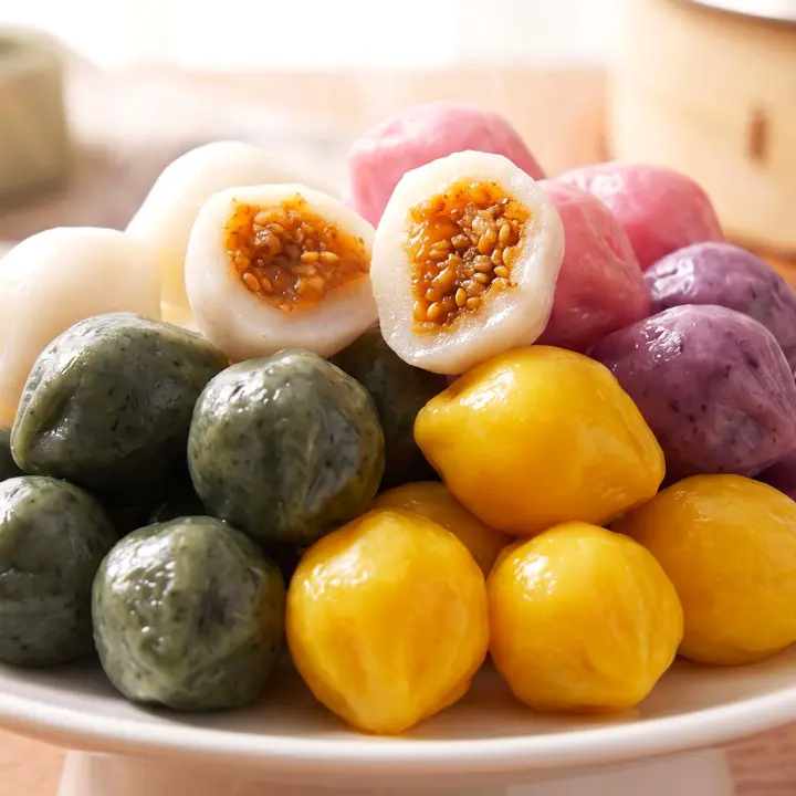 국내산 쌀로 만든 굳지 않는 오색송편, 1kg, 1팩