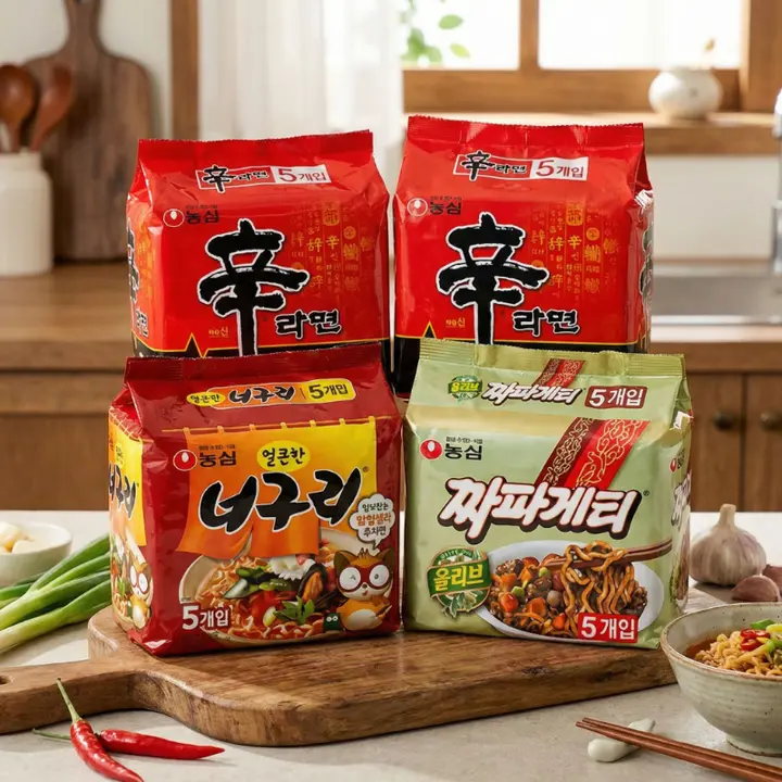 농심 신신너짜, 신라면 10봉 + 너구리 5봉 + 짜파게티 5봉, 20봉