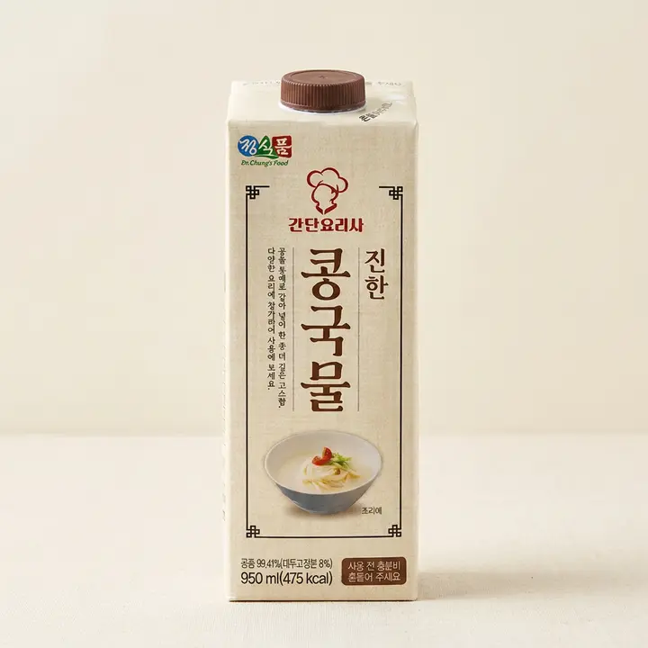 정식품 간단요리사 진한 콩국물, 950ml, 4팩