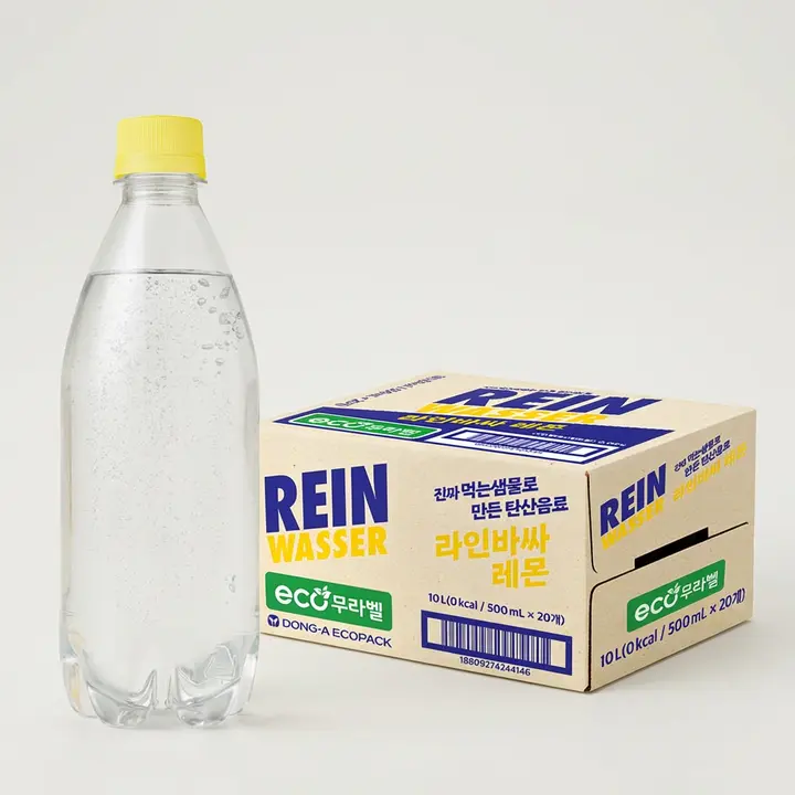 라인바싸, 레몬, 500ml, 20개