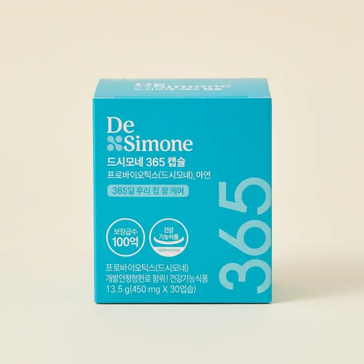 드시모네 365 캡슐, 450mg, 30캡슐, 3박스