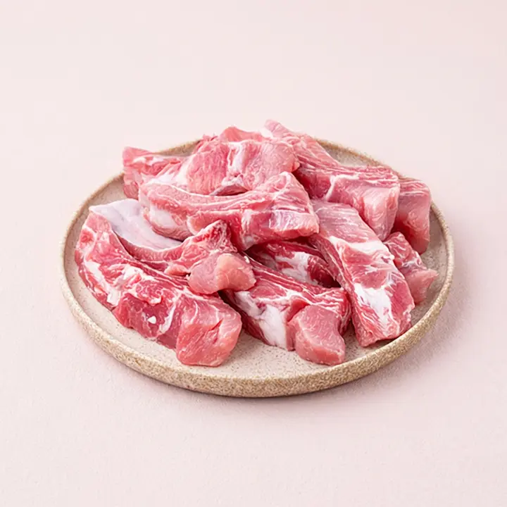 믿지육 국내산 등갈비, 1kg, 2팩
