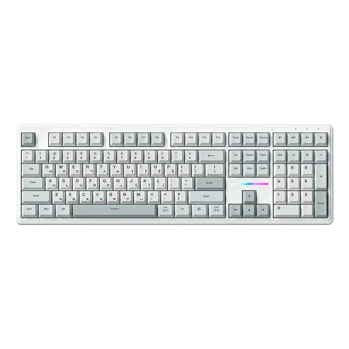 긱스타 GK108FE 유선 게이밍 사무용 키보드 저소음 풀배열, 겨울 그루잠, 멤브레인, 999개