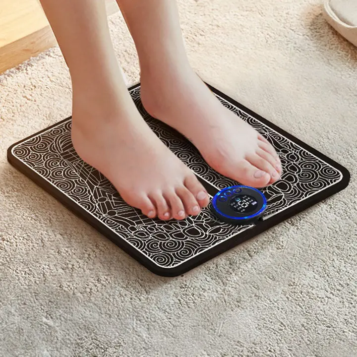 EMS 스마트 발 마사지기, 리모컨 불포함, 블랙, 1개