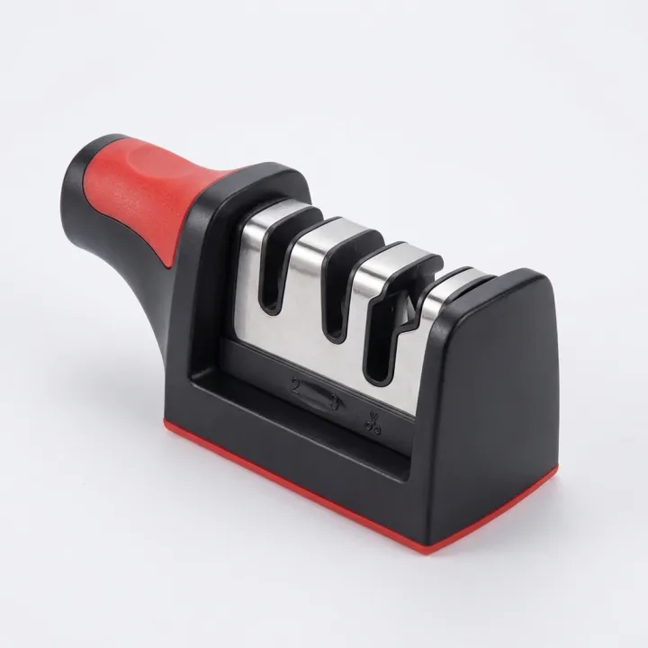 4IN1 간편한 칼가위 샤프너 칼갈이, 2개