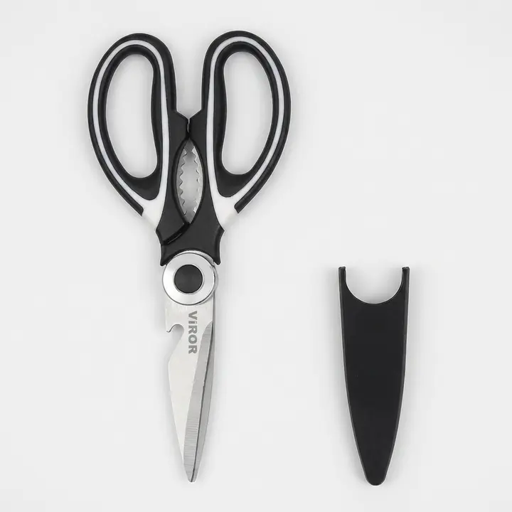 비로르 304 강력 주방 가위, 팬더, 20.5cm, 1개