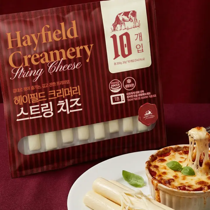 헤이필드 스트링 치즈 오리지널, 20g, 20개