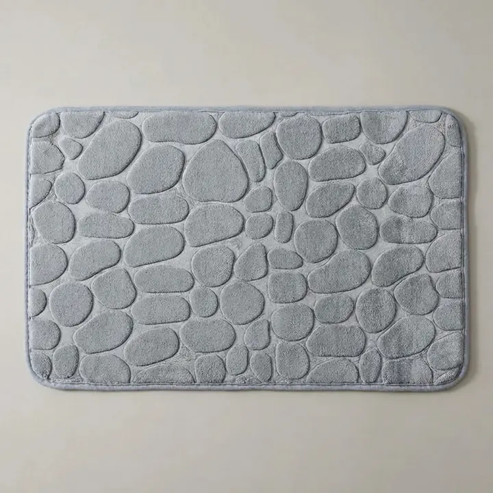 조약돌무늬 발매트, 베이지, 60x40cm, 1입