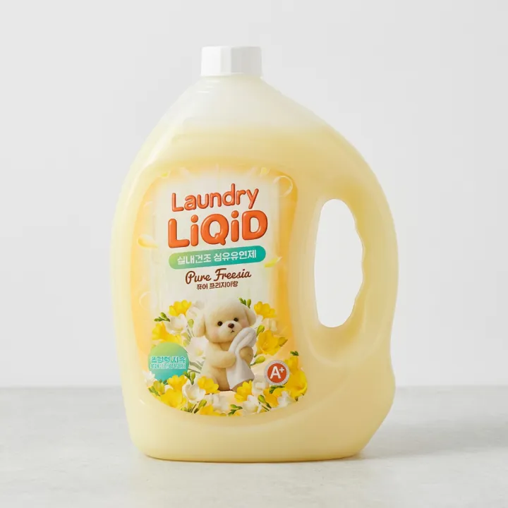 리퀴드 프리지아 섬유유연제, 프리지아, 2.5L, 4개입, 1개