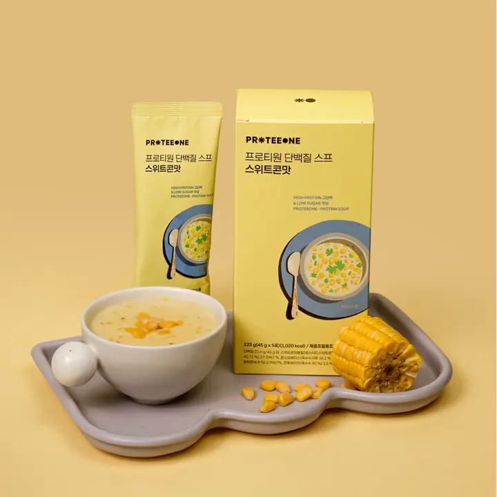 프로티원 단백질 스프 스위트콘맛, 45g, 5개입, 2박스