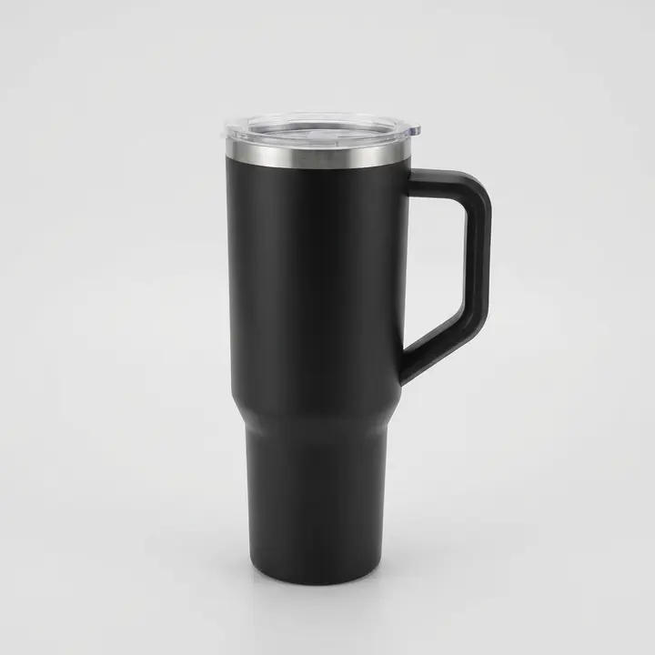 라이프지 대용량 스텐 텀블러, 1.18L, 블랙, 1개