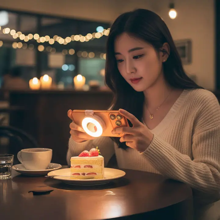 NEXTU 필라이트 스마트폰 맥세이프 조명, BK, 999개, 1개