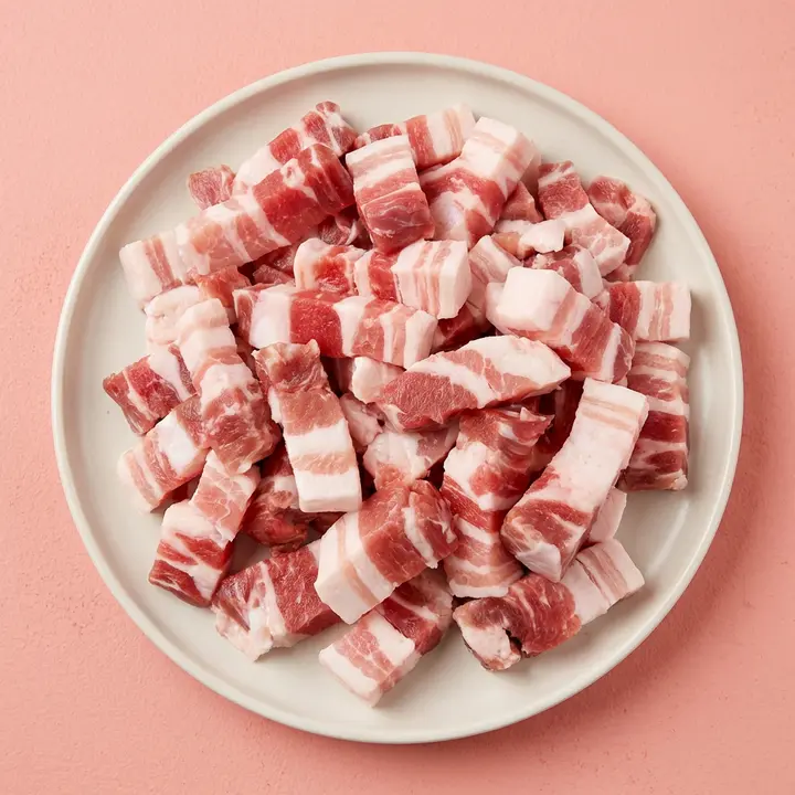 파파네정육점 한입 삼겹살, 500g, 2개