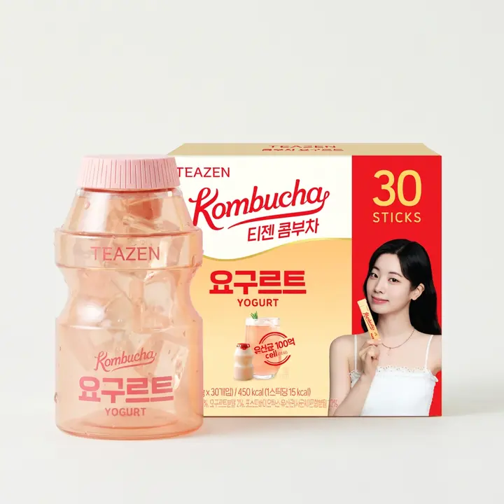 티젠 콤부차 요구르트맛, 5g, 30개입, 2박스 + 요구르트 보틀, 490ml, 1개