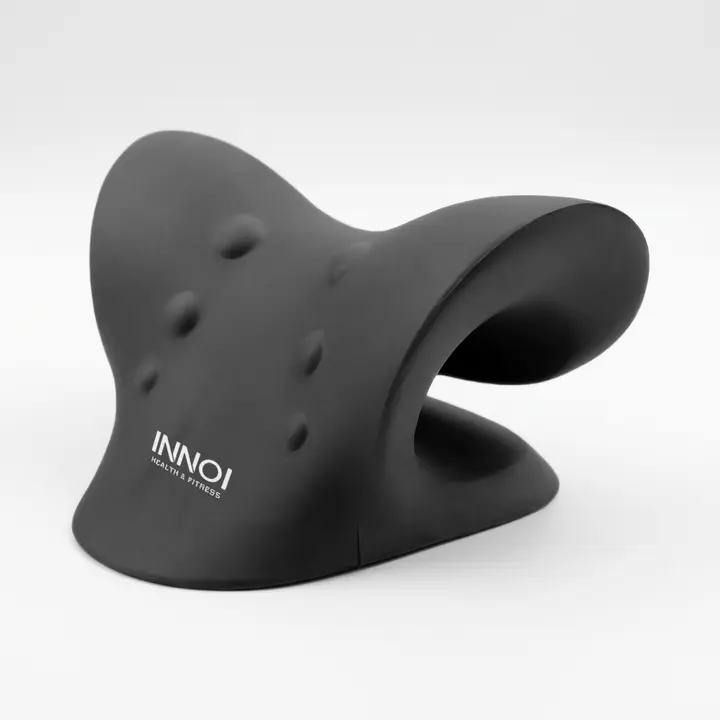 INNOI 넥스트레처 목 스트레칭 기구 거북목 일자목, FREE, 블랙, 1개