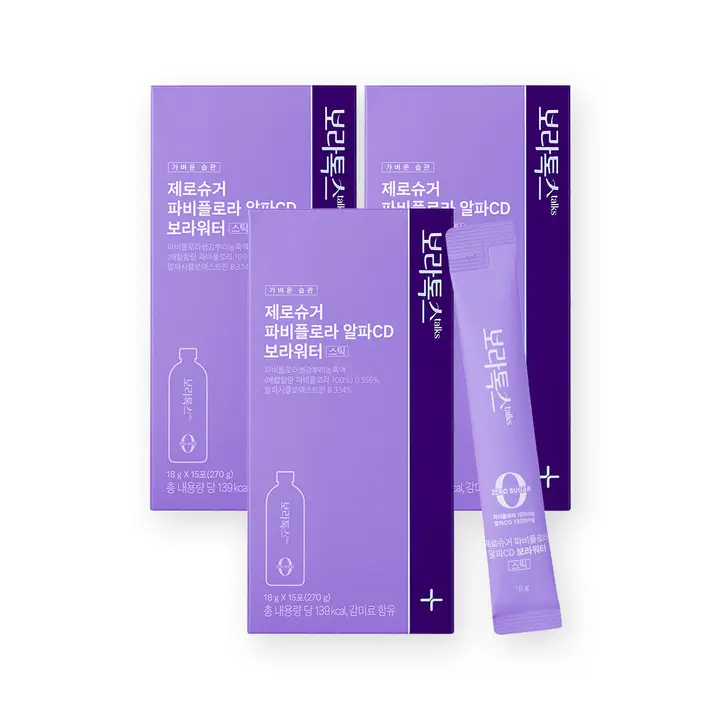 보라톡스 파비플로라 알파CD 보라워터 스틱, 18g, 15포, 3박스