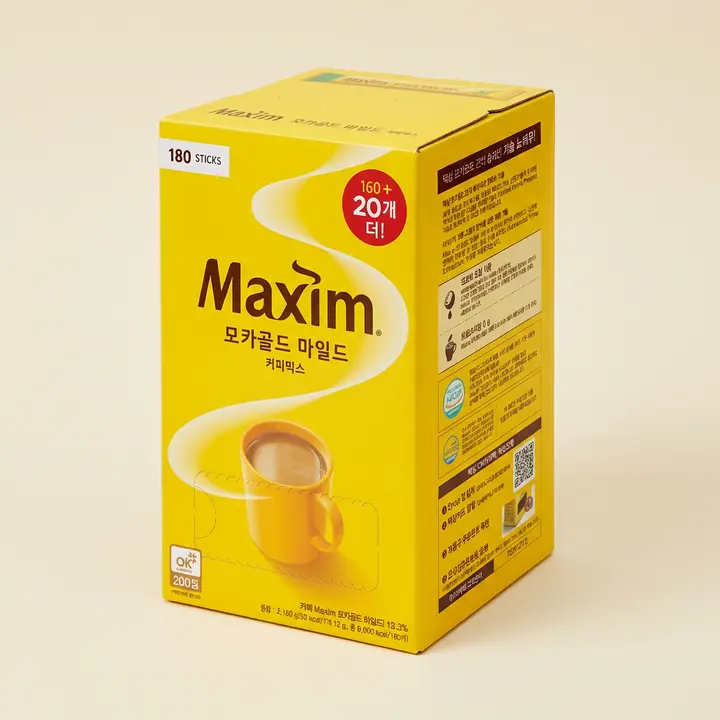 맥심 모카골드 마일드 커피믹스, 12g, 180개입, 1개