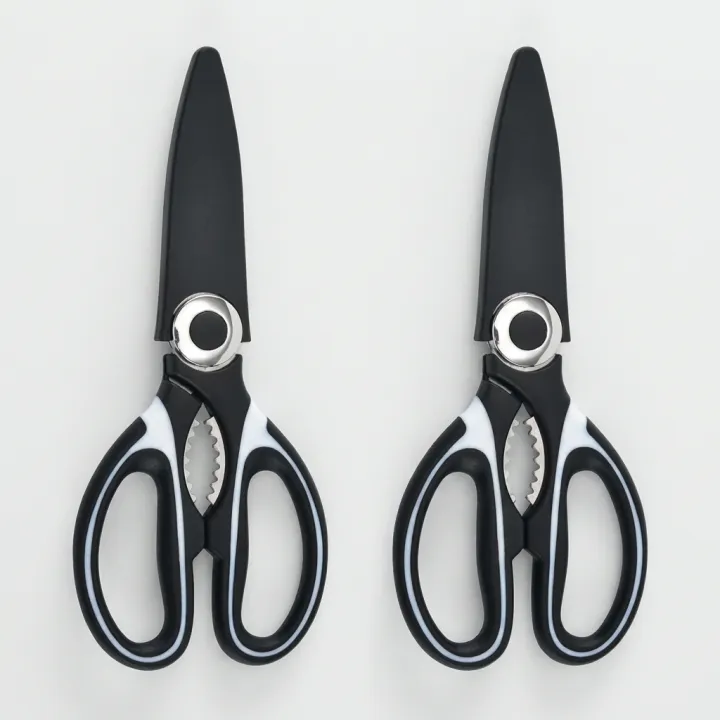 비로르 304 강력 주방 가위, 팬더, 20.5cm, 2개