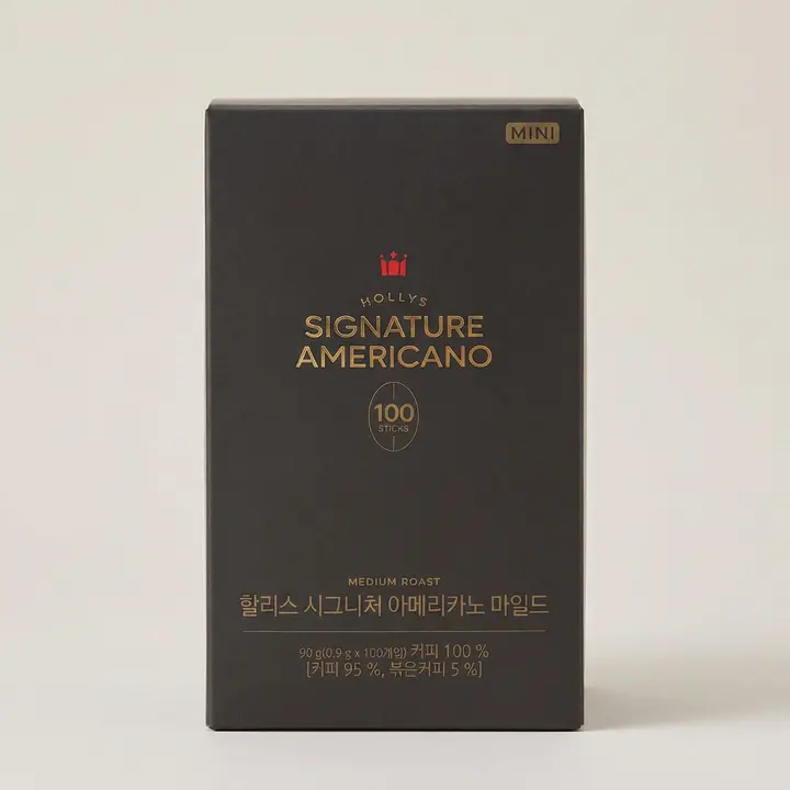 할리스 시그니처 아메리카노 미니, 마일드, 0.9g, 100개입, 2개