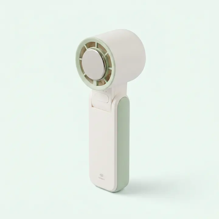 FRUX F 접이식 냉각 터보팬 휴대용 핸디 선풍기, FRUX-F, 블링민트, 1개