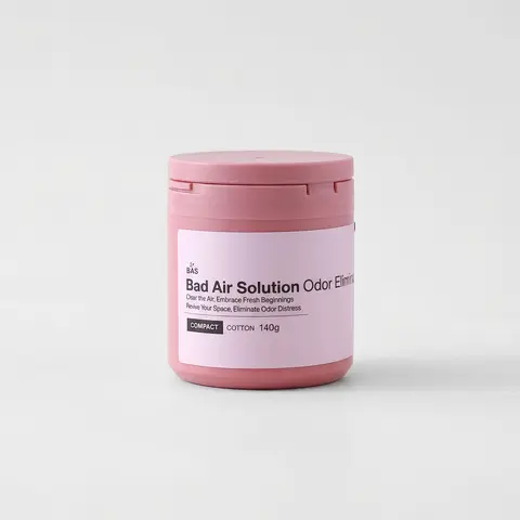 바스 차량용 탈취제 컴팩트, 코튼향, 140g, 2개