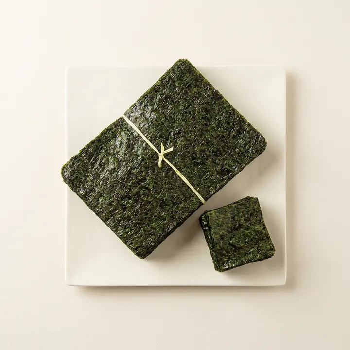 백년건강 두번 구운 파래김, 40매, 65g, 1봉