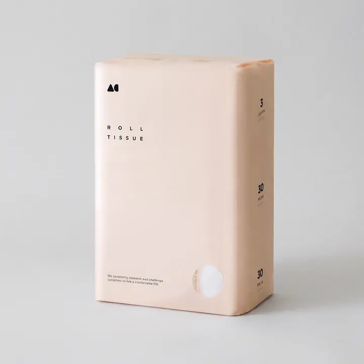 올챌린지 천연펄프 화장지, 3겹, 30m, 30롤, 2팩