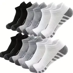 3D두툼쿠션 스포츠양말 대용량세트, 블랙 4개, 화이트 4개, 그레이 4개, FREE(230mm-275mm)