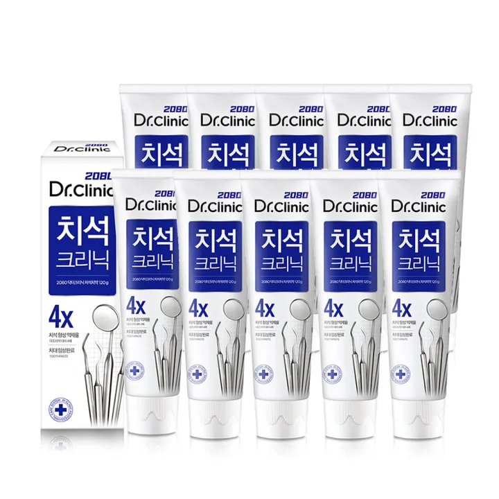 닥터크리닉 치석 치약, 140g, 10개
