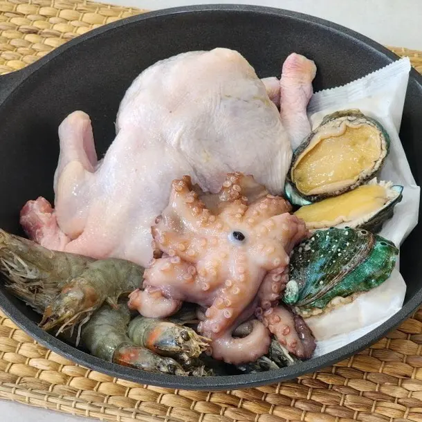 찬바다 해신탕, 1세트