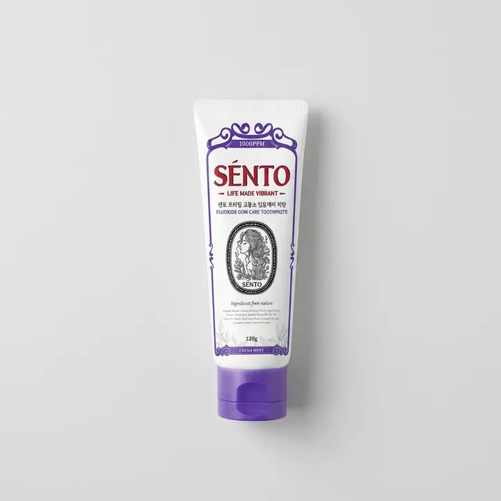센토 프라임 고불소 잇몸케어 치약 프레쉬민트, 120g, 4개