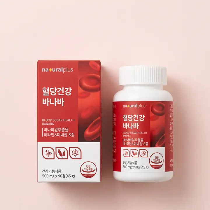 내츄럴플러스 혈당건강 바나바, 90정, 2개