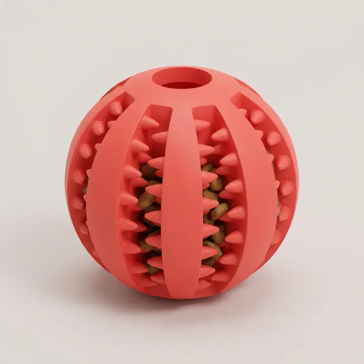 강아지 간식공 노즈워크 스낵볼, 그린, 7cm, 1개
