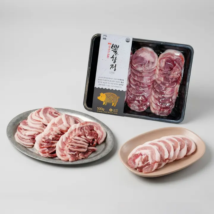 팜앤푸드마켓 한돈 뽈항정살, 500g, 1개