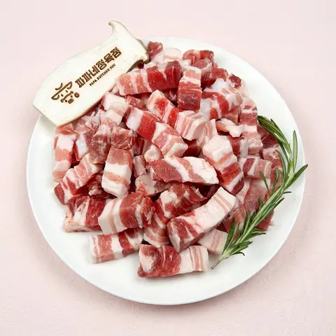 파파네정육점 한입 삼겹살, 500g, 4개