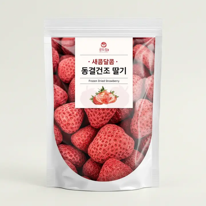 굳드림 동결건조 딸기, 200g, 1개