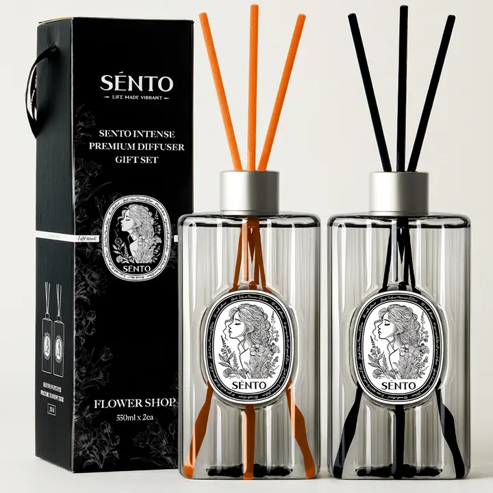 센토 인텐스 프리미엄 디퓨저, 플라워샵, 550ml, 2개