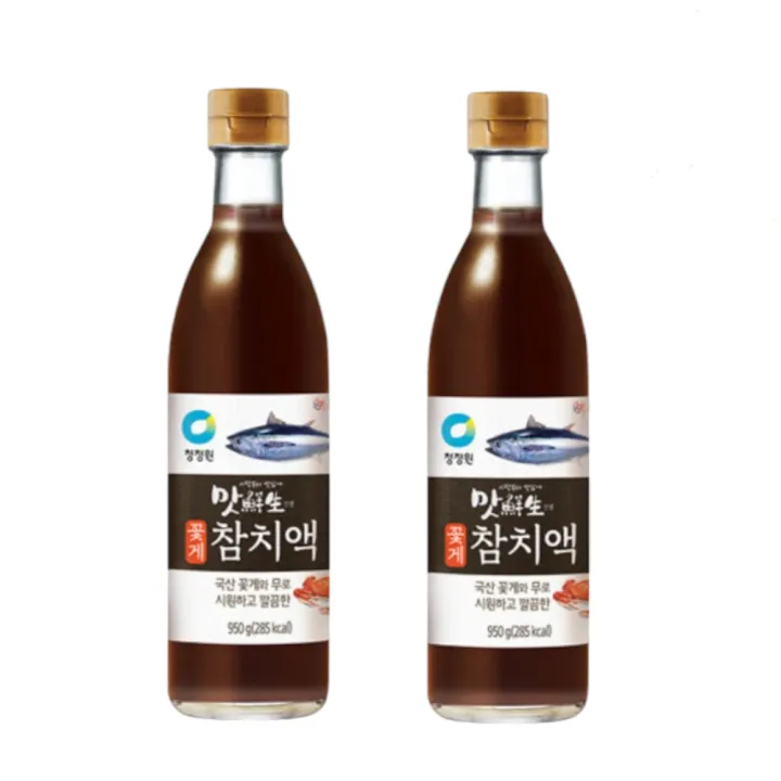 청정원 맛선생 꽃게 참치액, 950g, 2개