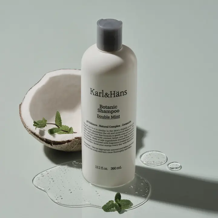 칼앤한스 보타닉 샴푸, 더블민트, 390ml, 1개
