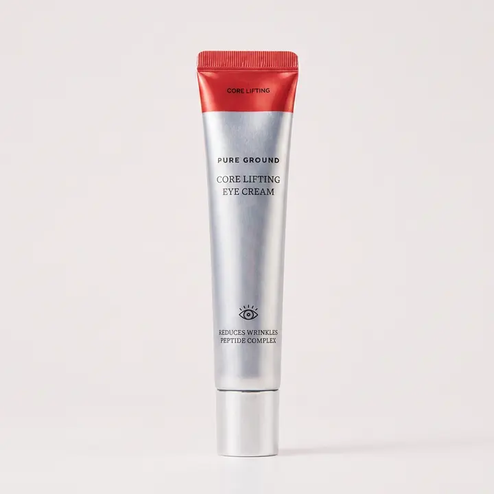 퓨어그라운드 미백 주름 보습 코어 리프팅 아이크림, 40ml, 4개
